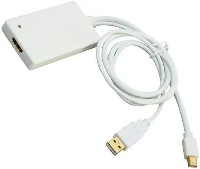 Alt view image 4 of 5 - BYTECC HM-MDPUSB HDMI Female to Mini DisplayPort + USB Audio Adaptor
