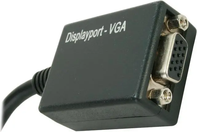 Main image of BYTECC DP-VGA005MF DisplayPort to VGA Female Cable Adaptor 0.5ft (6") w/IC