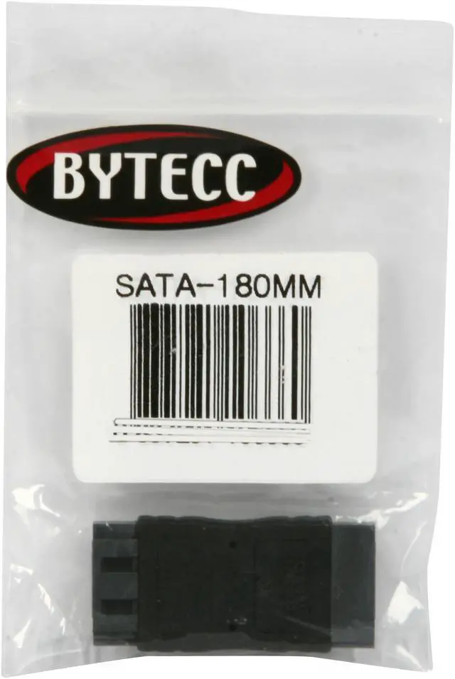 Alt view image 3 of 3 - BYTECC SATA-180MM SATA Male to SATA Male Adapter