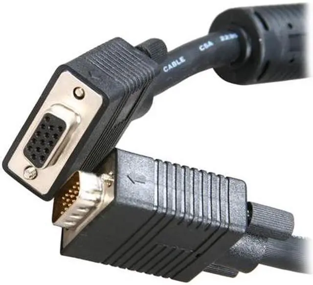 Main image of BYTECC VGA-50MF 50 ft. VGA Male to VGA Female Cable with Ferrites