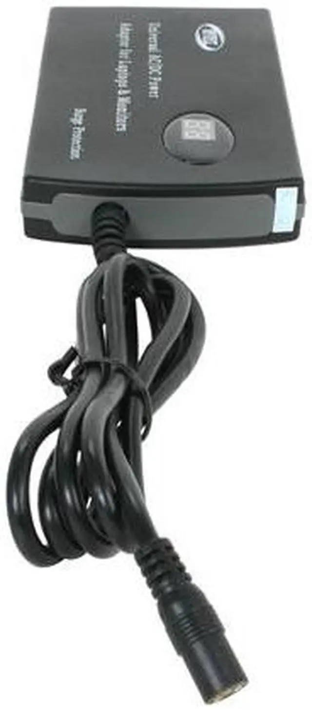 Alt view image 4 of 7 - BYTECC SLIM-90LCD Auto Voltage Detection 90W Universal Laptop AC Power Adaptor w/ USB 5V Charge port