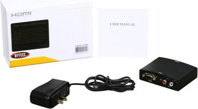 Alt view image 5 of 5 - BYTECC HM106 VGA + Audio to HDMI® Converter