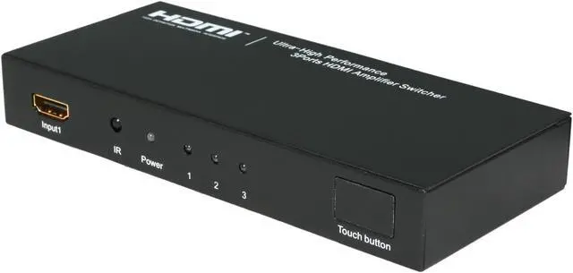 Main image of BYTECC HMSW301SM Ultra High Performance 3 Ports HDMI® Amplifier Switcher w/ Remote Control & Intelligent Switch