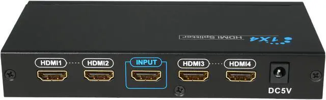 Alt view image 4 of 5 - BYTECC HMSP104 1 x 4 HDMI® Splitter