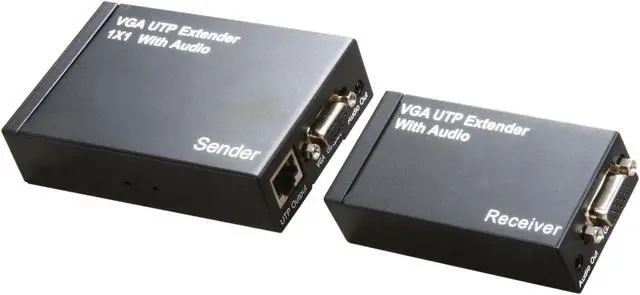 Main image of VGA UTP Extender 1x1 Splitter w/ Audio