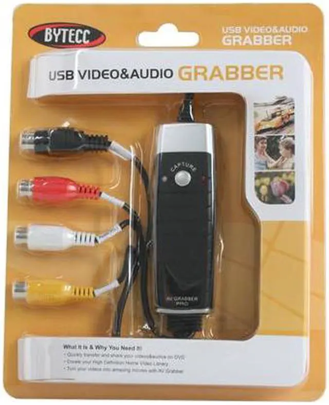 Alt view image 4 of 4 - BYTECC VR-203 USB Video & Audio Grabber