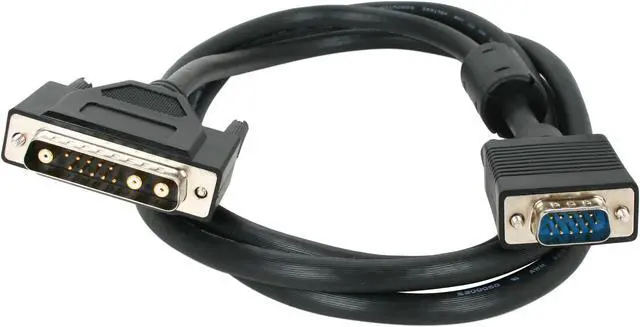 Alt view image 2 of 2 - BYTECC HD15M/13W3M-6 6 ft. HD15 to DB13W3(SUN) Male to Male Cable, Black