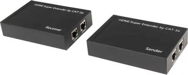 Main image of BYTECC HM-E60 HDMI 1080P Extender Using Cat5e/CAT6 Cable Extending Up to 196 FT (60M)