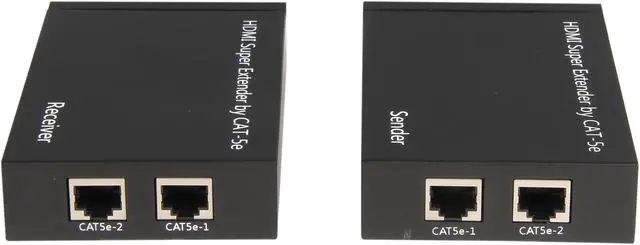 Alt view image 3 of 5 - BYTECC HM-E60 HDMI 1080P Extender Using Cat5e/CAT6 Cable Extending Up to 196 FT (60M)