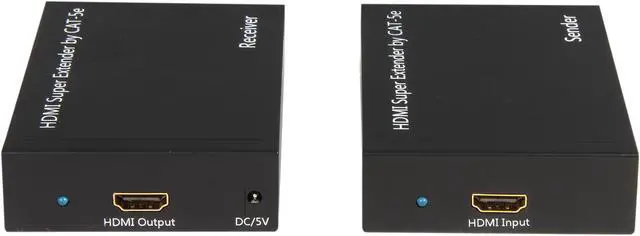 Alt view image 4 of 5 - BYTECC HM-E60 HDMI 1080P Extender Using Cat5e/CAT6 Cable Extending Up to 196 FT (60M)