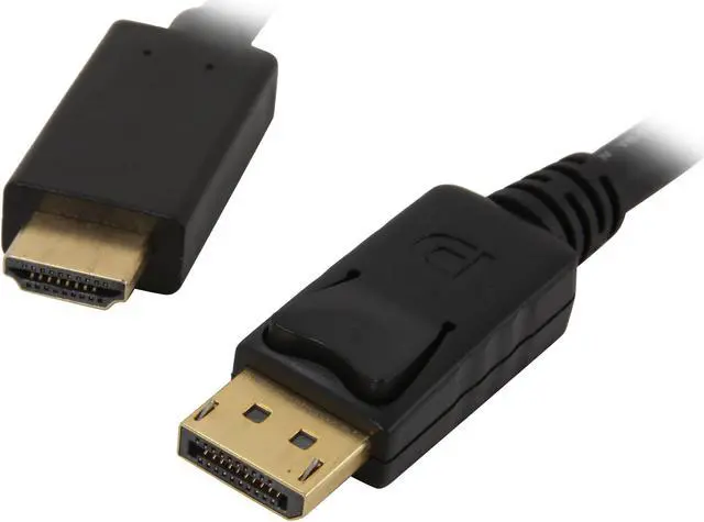 Main image of BYTECC DPHM-06 6 ft. Black Display Port to HDMI Cable Male to Male