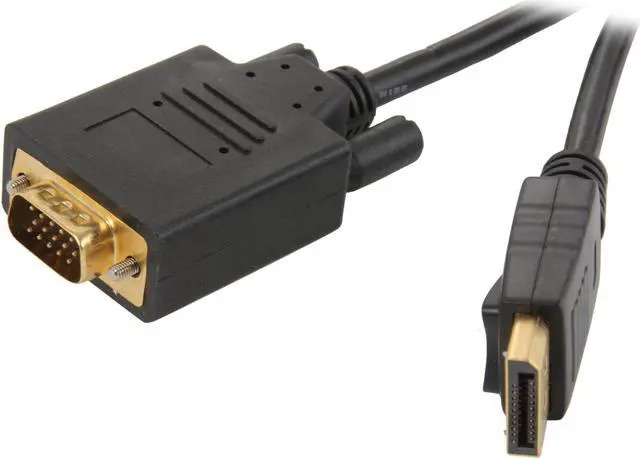 Main image of BYTECC DPVGA-10 10 ft. Black Display Port to VGA Cable Male to Male