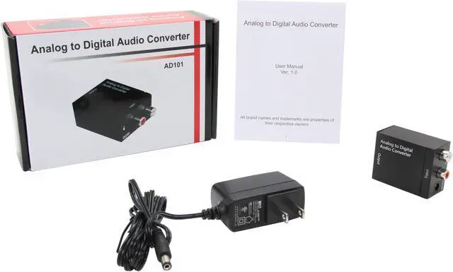 Alt view image 6 of 6 - BYTECC AD101 Analog to Digital Audio Converter