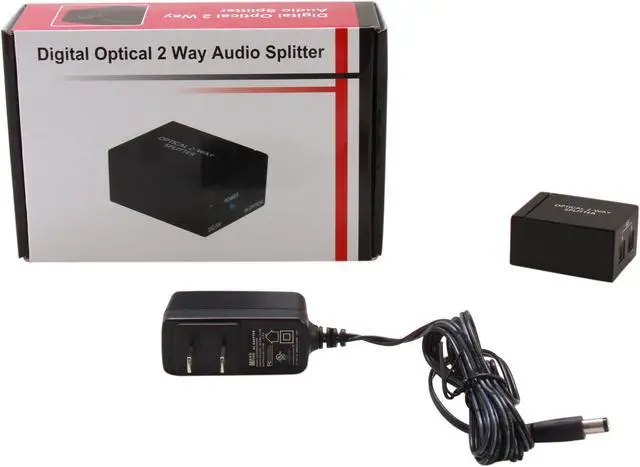 Alt view image 6 of 6 - BYTECC OP-SP102 Digital Optical 2 Way
Audio Splitter