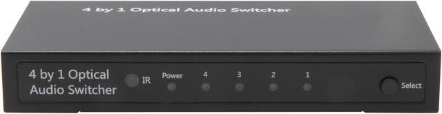 Alt view image 2 of 6 - BYTECC OP-SW401 4 to 1 Optical Audio Switcher