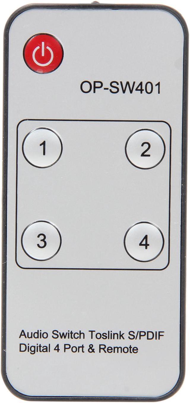 Alt view image 5 of 6 - BYTECC OP-SW401 4 to 1 Optical Audio Switcher