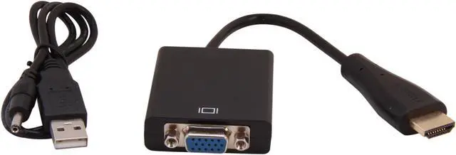 Alt view image 2 of 3 - BYTECC HM-VGA005 HDMI-A to VGA Female Adapter/Converter