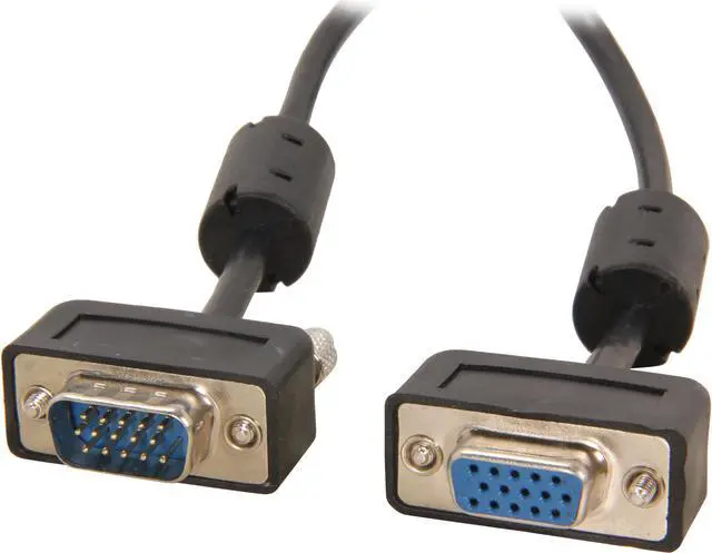 Main image of BYTECC SSVGA-6MF 6 ft. Micro SVGA Male Cable to Micro SVGA Female Cable HD15 with Ferrite Core - OEM