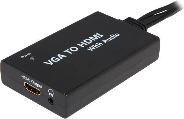 Main image of BYTECC HM-CV030 8" VGA to HDMI converter with audio and USB for power Black