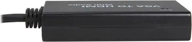 Alt view image 3 of 5 - BYTECC HM-CV030 8" VGA to HDMI converter with audio and USB for power Black