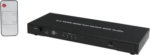 Alt view image 6 of 7 - BYTECC HMSW401CK 4K2K Fast Switch with Audio Support 3D