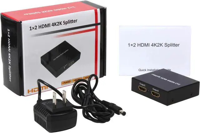 Alt view image 6 of 6 - BYTECC HMSP102K 1x2 HDMI 3D 4K2K Splitter Resolutions Up to 4K2K