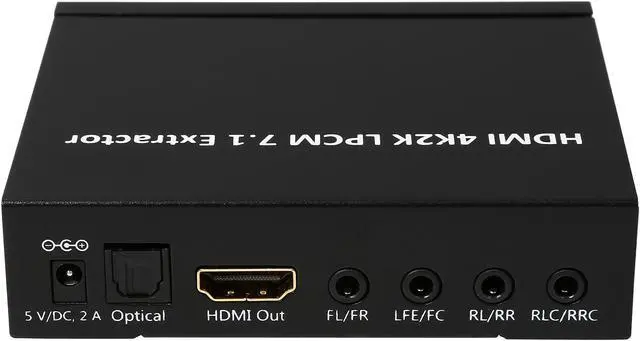 Alt view image 4 of 6 - BYTECC HM-CV033K HDMI 4K2K LPCM 7.1 EXTRACTOR SUPPORTS 4 x 3.5mm JACK CEC Bypass HBR 3D signal