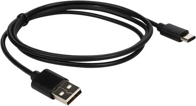 Alt view image 2 of 3 - BYTECC U2CA-1MM Black USB 2.0 Type-C to USB Type A Male cable