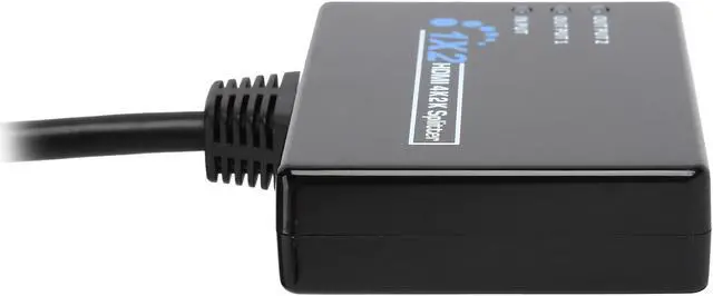 Alt view image 3 of 5 - BYTECC HMSP102KT Pigtail 1 x 2 HDMI 4K2K Amplifier Splitter Full 3D