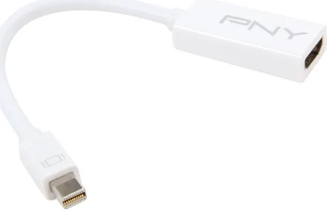 Alt view image 2 of 3 - PNY A-DM-HD-W01 Mini DisplayPort (male) to HDMI Adapter (female)