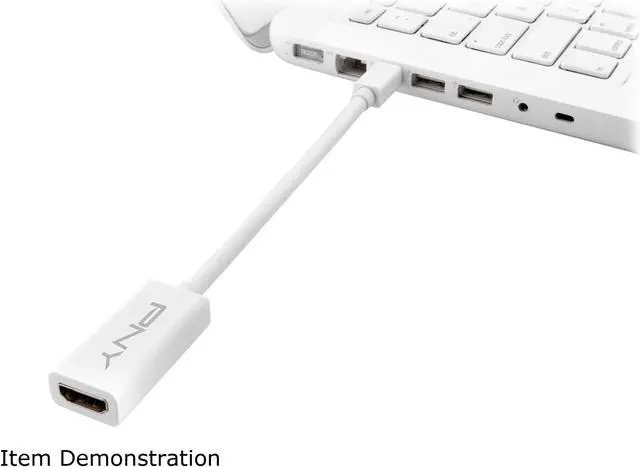 Alt view image 4 of 5 - PNY MDP-HDMI-SINGLE-PCK Mini DisplayPort to HDMI Audio Video Cable