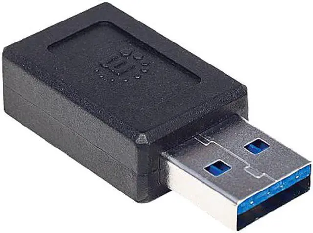 Alt view image 2 of 6 - Manhattan USB 3.1 Gen 2 Type-A Male to Type-C Female Adapter