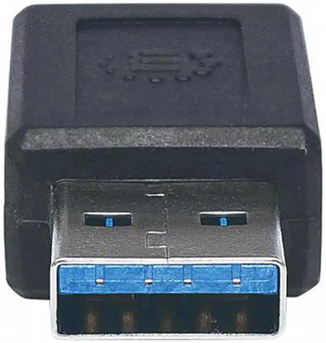 Alt view image 3 of 6 - Manhattan USB 3.1 Gen 2 Type-A Male to Type-C Female Adapter