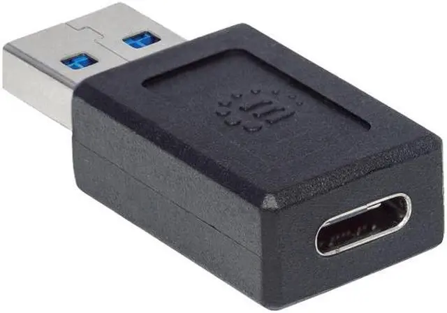 Alt view image 5 of 6 - Manhattan USB 3.1 Gen 2 Type-A Male to Type-C Female Adapter