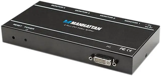 Main image of MANHATTAN 176507 4 Port DVI Video Splitter