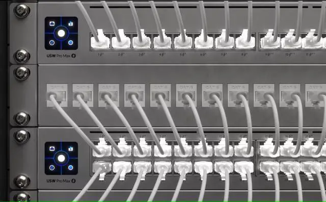 Alt view image 5 of 6 - UniFi Etherlighting Patch Cable 24 Pack. Nano-thin patch cable with a translucent boot designed to show Etherlighting effects when connected to Pro Max switching.