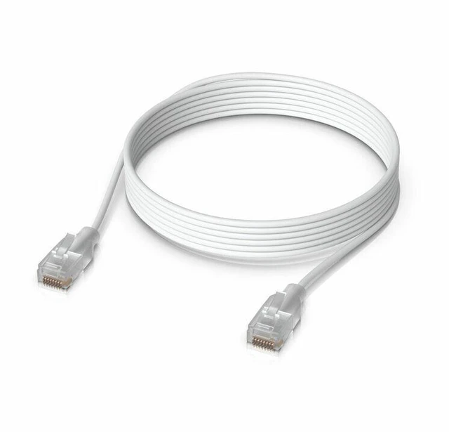 Main image of UACC-Cable-Patch-EL-3M-W 9.84 ft (3 m) Cat Cat 6 White Shielded Cables - Network Ethernet Cables