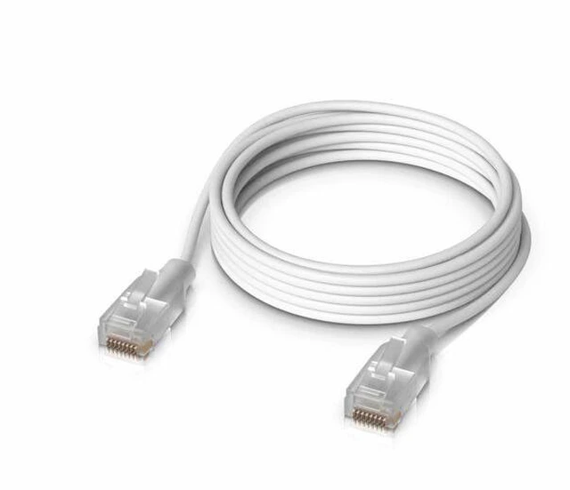 Main image of UACC-Cable-Patch-EL-2M-W 6.56 ft (2 m) Cat Cat 6 White Shielded Cables - Network Ethernet Cables