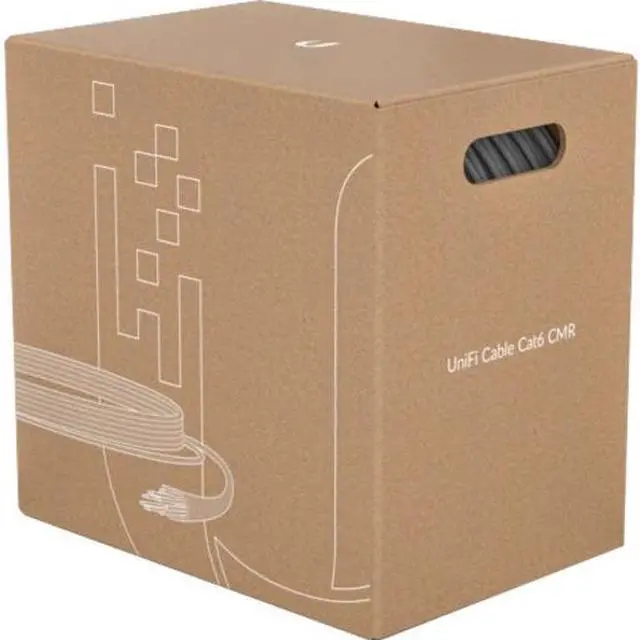 Alt view image 2 of 2 - Ubiquiti UniFi Cable Cat6 CMP 1000 ft White