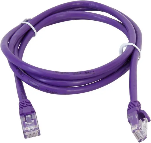 Alt view image 2 of 3 - C2G 31347 Cat6 Cable - Snagless Unshielded Ethernet Network Patch Cable, Purple (5 Feet, 1.52 Meters)