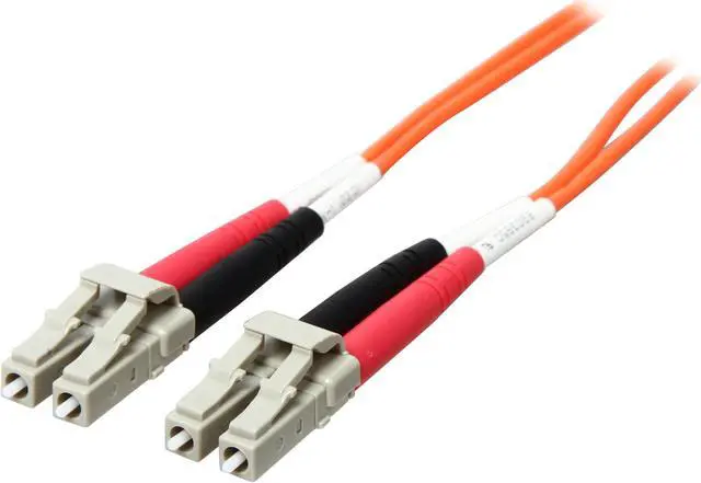Main image of C2G 33027 OM2 Fiber Optic Cable - LC-LC 50/125 Duplex Multimode PVC Fiber Cable, Orange (3.3 Feet, 1 Meter)