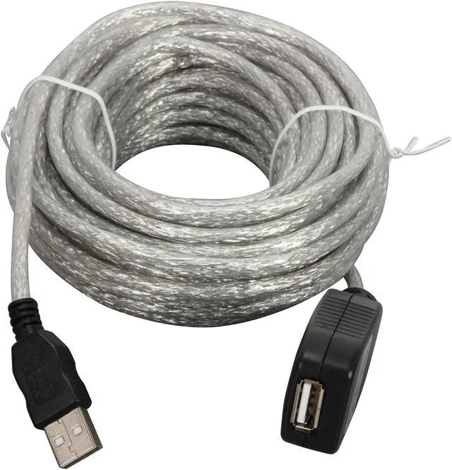 Alt view image 2 of 3 - C2G 39000 USB Active Extension Cable - USB 2.0 A Male to A Female Cable, White (39.4 Feet, 12 Meters)