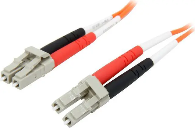 Main image of C2G 33173 OM1 Fiber Optic Cable - LC-LC 62.5/125 Duplex Multimode PVC Fiber Cable, Orange (6.6 Feet, 2 Meters)