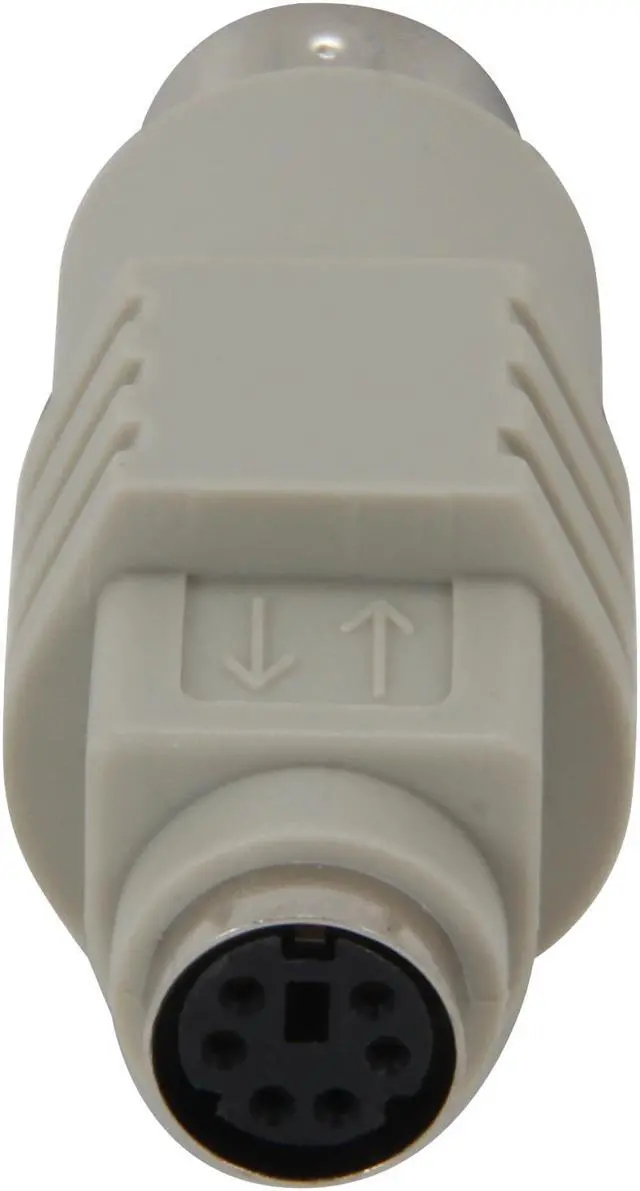 Alt view image 3 of 4 - C2G 02475 PS/2 Female to AT Male Keyboard Adapter, Beige
