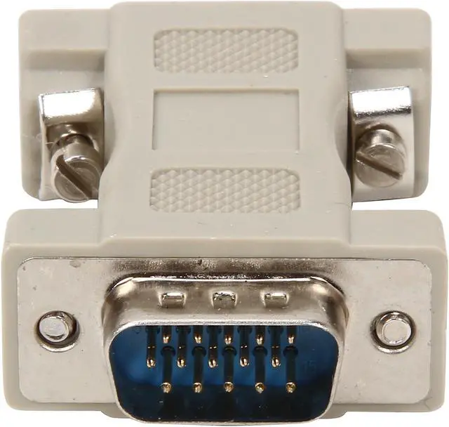 Alt view image 3 of 4 - C2G 02457 MultiSync VGA (HD15) Male to DB9 Female Serial RS232 Adapter, Beige