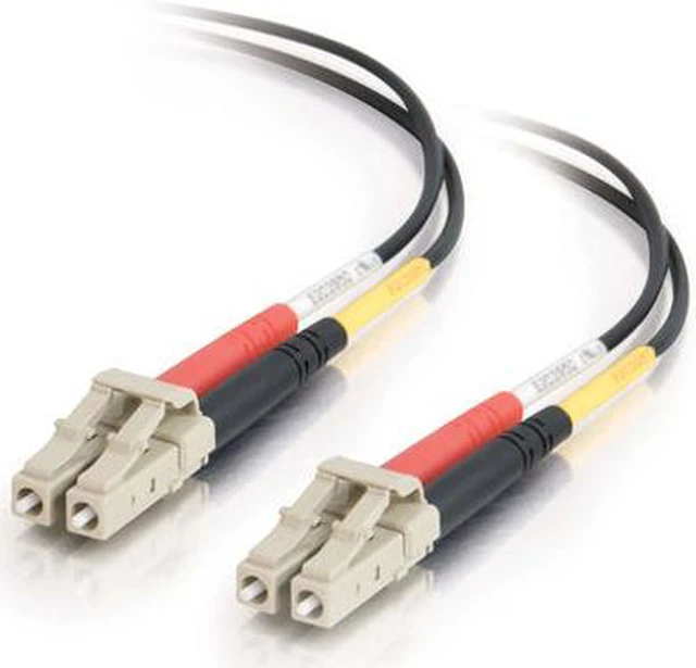 Alt view image 4 of 4 - C2G 37244 5 m Black LC/LC Duplex 62.5/125 Multimode Fiber Patch Cable
