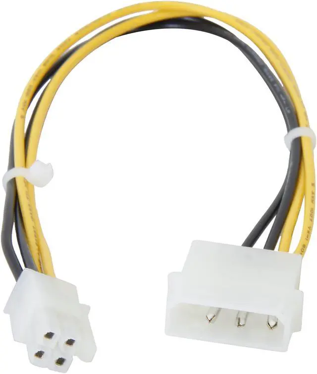 Alt view image 2 of 3 - C2G 27314 12 Inch ATX Power Supply to Pentium 4 Power Adapter Cable