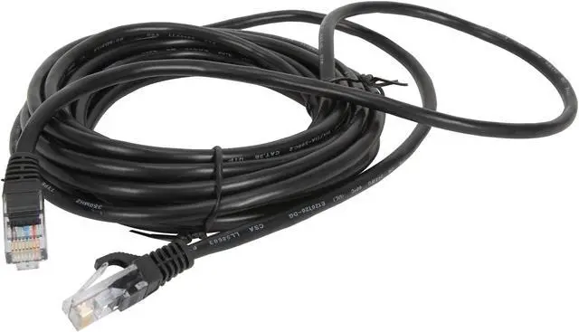 Alt view image 2 of 3 - C2G 15208 Cat5e Cable - Snagless Unshielded Ethernet Network Patch Cable, Black (14 Feet, 4.26 Meters)