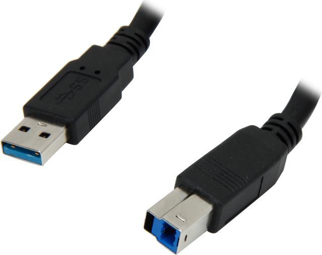 3m Black SuperSpeed USB 3.0 Cable A to B - USB 3.0 Cables