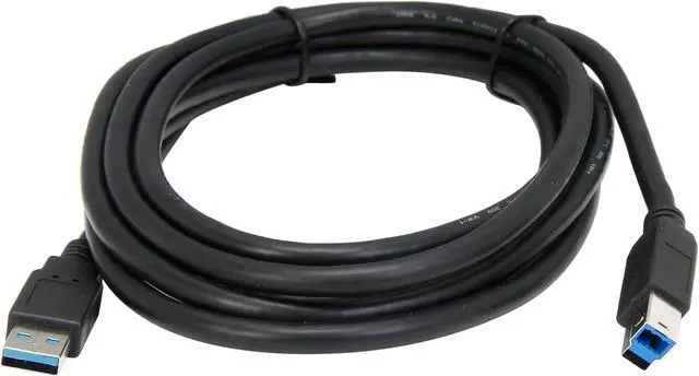 Alt view image 2 of 3 - C2G 54175 USB Cable - USB 3.0 A Male to B Male Cable for Printers, Scanners, Brother, Canon, Dell, Epson, HP and more, Black (9.8 Feet, 3 Meters)